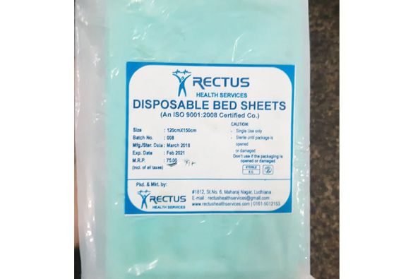 Disposable Bed Sheets Manufacturers In India